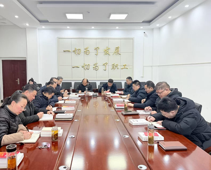 公司召开党委理论学习中心组学习研讨会